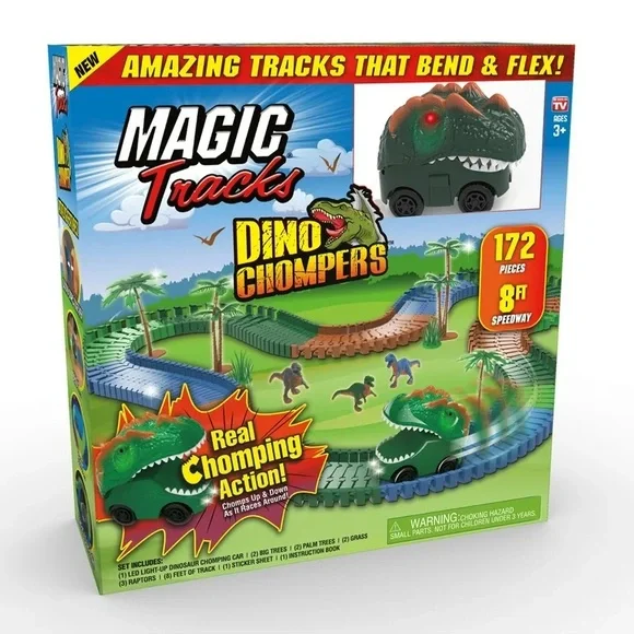 🌸 Brand New Magic Tracks Dino Chompers Set - As Seen On TV - Picture 3 of 6